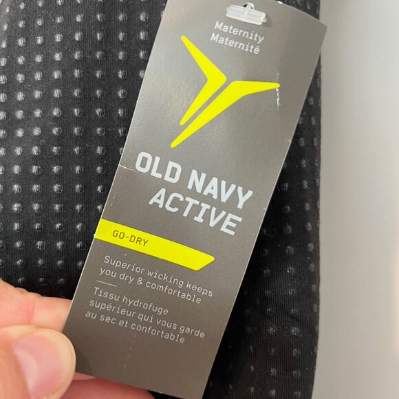 NWT Old Navy Women Size XL Black Active Maternity High Rise Compression Capri Cr - Picture 4 of 7